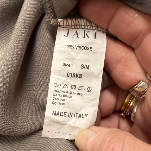 Jaki London Camilla Bias Cut Satin Maxi Skirt in Mink Size S/M - Picture 9 of 12